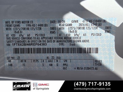 2024 Ford F-250SD XL STX APPEARANCE PACKAGE