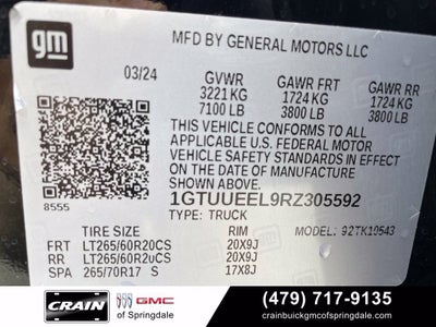 2024 GMC Sierra 1500 AT4