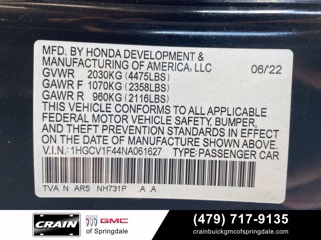 2022 Honda Accord Sport Special Edition