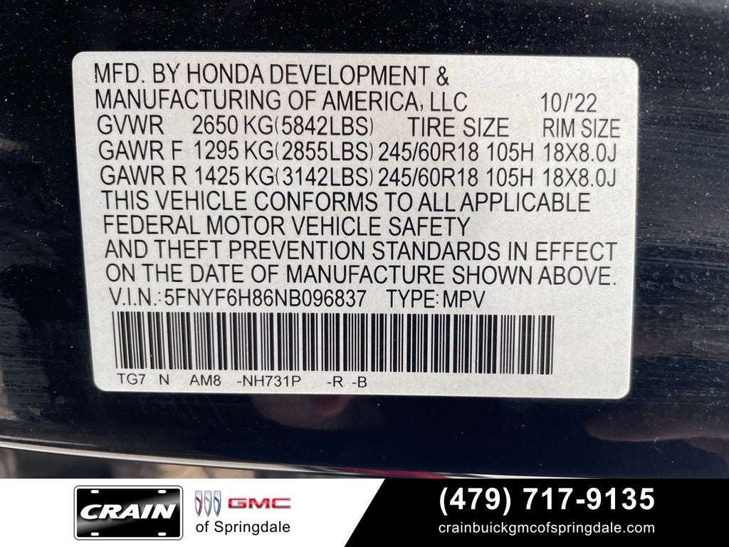 2022 Honda Pilot TrailSport