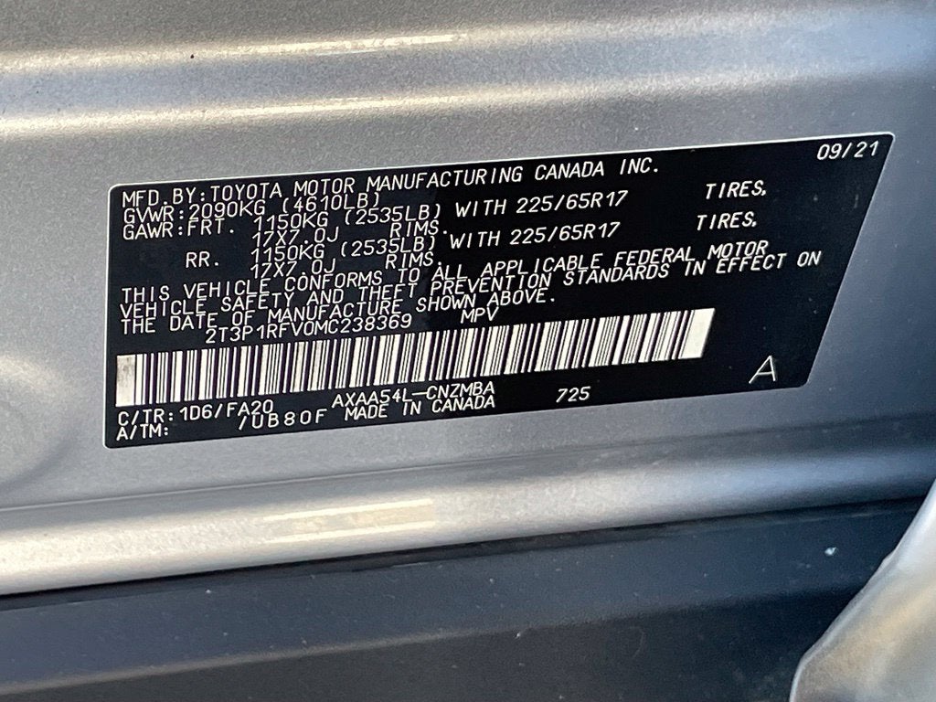 2021 Toyota RAV4 XLE