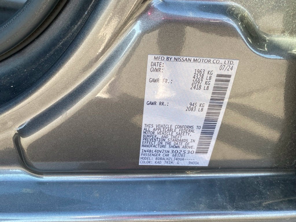 2025 Nissan Altima SV